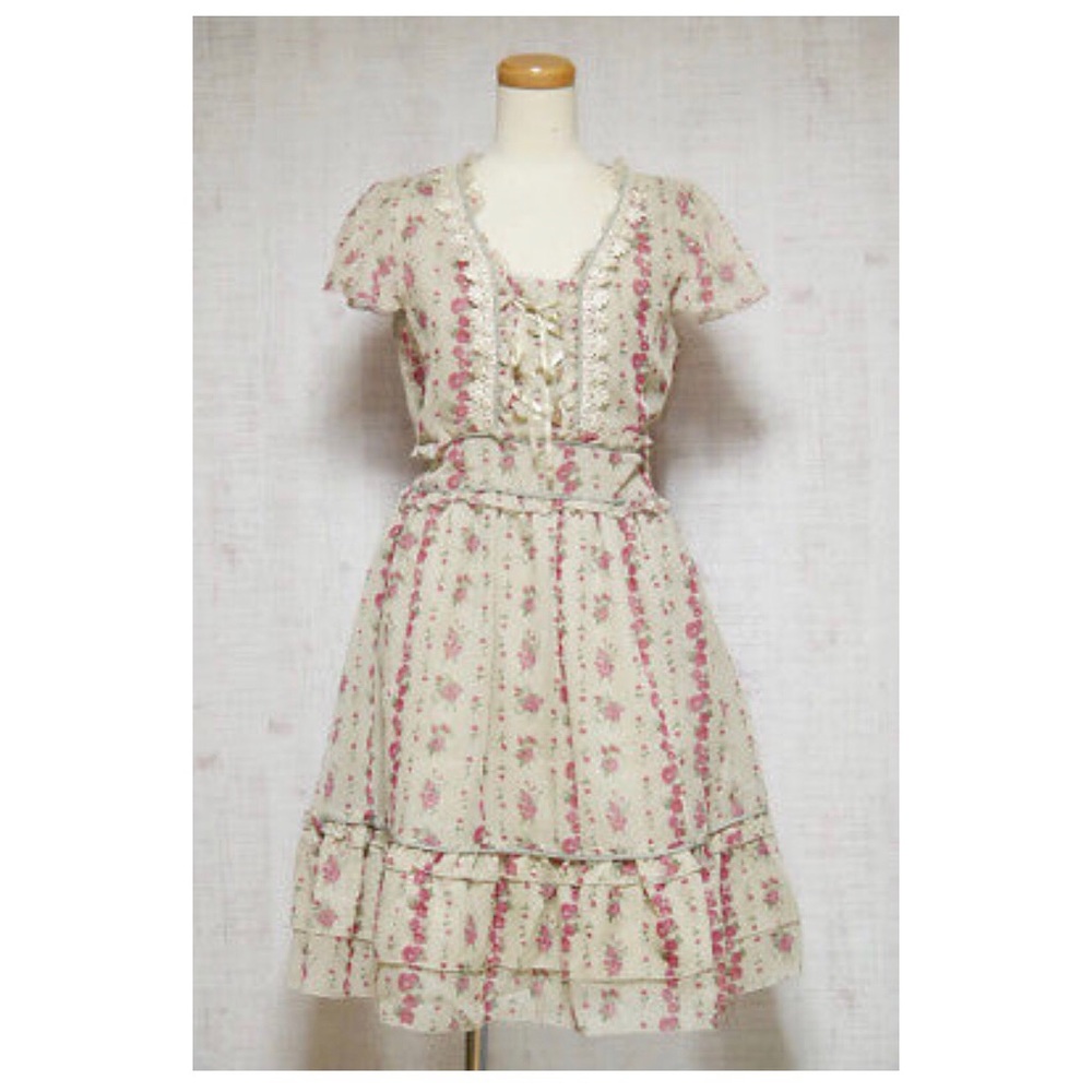 Axes Femme Lolita dress floral ruffles